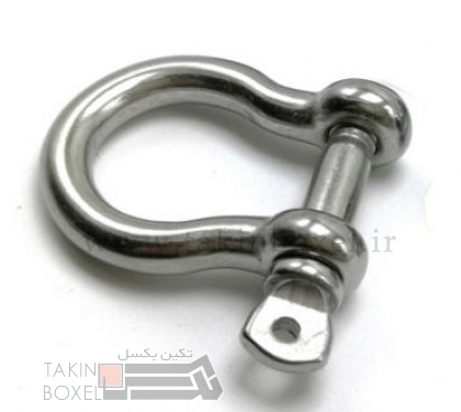 D Shackle Miystn Boxing Bag Hook 6 Pcs, M6, Silver Bow Shackle 304 Stainless Steel for Heavy Duty Rigging Hauling Steel Chain Link