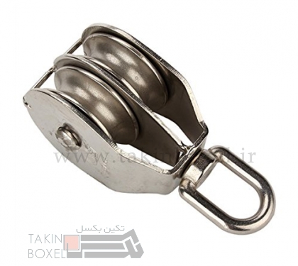 Stainless steel double swivel pully
